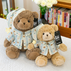 Orsetto di peluche morbido all'ingrosso, simpatico orsetto marrone per la <span class=keywords><strong>buonanotte</strong></span>, orsetto di peluche creativo - Product Image 3