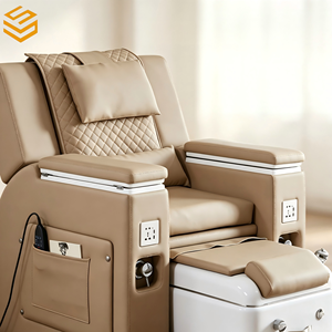 High End Commercial Foot Reflexology Therapy Reclining <b>Chair</b> for Luxury SPA <b>Club</b> and Nail Care Salons - Product Image 5