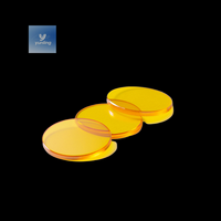 Lentille plan-convexe OEM multispectrale de haute précision en sulfure de zinc (ZnSe) poli avec revêtement antireflet pour caméra thermique infrarouge