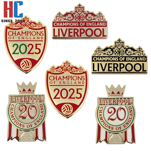 20 anni di fabbrica su misura per il fegato di metallo 20 <span class=keywords><strong>campioni</strong></span> della lega d'Inghilterra distintivo 2025 volte spilla con spilla in smalto da trofeo - Product Image 6