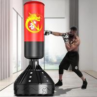 Sac de frappe vertical pour enfants/adultes, mannequin de frappe autoportant, équipement d'entraînement pour le Sanda, sac de frappe de boxe