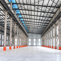 Atelier préfabriqué, structure en acier préfabriquée, structure d'atelier en acier, pas de soudage sur site pour une construction plus sûre