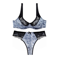 Culotte en dentelle à imprimé floral avec logo personnalisé, grandes tailles, lingerie sexy pour femmes, sous-vêtements féminins, ropa interior de encaje para mujeres