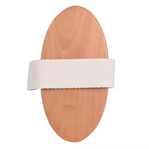 Brosse <span class=keywords><strong>de</strong></span> <span class=keywords><strong>bain</strong></span> en bois à poils <span class=keywords><strong>de</strong></span> sanglier naturels, personnalisée en usine, avec sangle en <span class=keywords><strong>toile</strong></span> pour l'exfoliation corporelle et le massage <span class=keywords><strong>de</strong></span> la peau sèche - Product Image 1