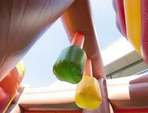 Glissière de conception de clown extérieur pour enfants de château gonflable sur le thème du cirque commercial prix d'usine à vendre - Product Image 5