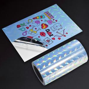 Vizlent Vinyl <b>Sticker</b> <b>Paper</b> for Inkjet <b>Printer</b> Holographic Self Adhesive Labels Eco-Friendly Durable Slit Roll - Product Image 5