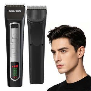 Máquina Cortapelos Profesional SiMAiSHEN D1-D <span class=keywords><strong>de</strong></span> Acero Inoxidable, Recortadora <span class=keywords><strong>de</strong></span> Barba Inglesa <span class=keywords><strong>de</strong></span> 3 Velocidades con Batería y Carga USB para Salón - Product Image 1