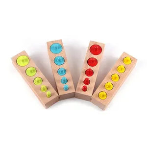 Juguetes Bộ Khối Lắp Ráp Ổ Cắm Hình Trụ Montessori Đồ Chơi Kỹ Năng Vận Động Tinh Xảo Cho Bé & Trẻ Tập Đi Giáo Dục Trẻ Em Juegos