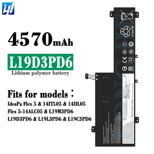 Gehele Verkoop 11.52V 52.5wh L19m3pd6 L19d3pd6 L19l3pd6 L19c3pd6 <span class=keywords><strong>Laptop</strong></span> Batterij Voor <span class=keywords><strong>Lenovo</strong></span> Ideapad Flex 5 14 Ideapad Flex 5 14iil05 - Product Image 2