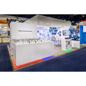 Stand <span class=keywords><strong>de</strong></span> Exhibición Comercial <span class=keywords><strong>de</strong></span> Aluminio Fácil <span class=keywords><strong>de</strong></span> Montar, Diseño Personalizado YOBOCS, 20x10 pies, Duradero, Ligero, con Certificación CE - Product Image 2