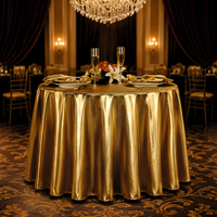 Nappes de table rondes de 120 pouces pour hôtel, banquet, Noël, linge de table