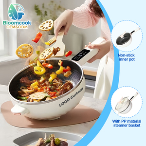 Cocina Eléctrica Circular de Alta Gama Bloomcook OEM 2025, Calentamiento Rápido, Antiadherente, Mini Cocina Portátil, Batería, Solar, Eléctrica, a Gas, para Hotel, RV - Product Image 6