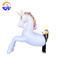 Accessoires de performance gonflables pour défilés : Cheval et licorne gonflables de carnaval Chenghuang ; Grand costume personnalisable en tissu Oxford renforcé