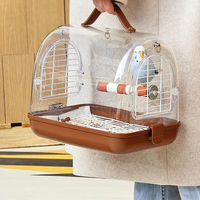 Nouvelle Cage à Oiseaux Murale en Métal Fer Solide Joysing, Respirante, Portable et Transparente