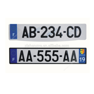 <span class=keywords><strong>Pas</strong></span> <span class=keywords><strong>cher</strong></span> en aluminium européen réfléchissant en relief plaques d'<span class=keywords><strong>immatriculation</strong></span> vierges en gros - Product Image 2