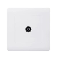 Interruptor de enchufe universal para interiores con luz de neón Interruptor de enchufe de pared multifuncional de 5 pines 1 Gang