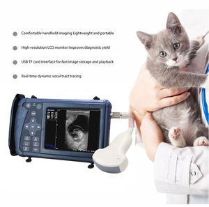 Machine à ultrasons vétérinaire numérique à main Sonde rectale Scanner de grossesse à ultrasons pour chiens chats animaux Diagnostic - Product Image 1