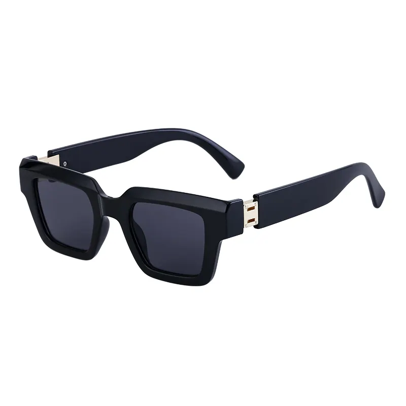 Hot Sell Square Custom logo Marble High-end Sunglasses Women Men Shades Sunglasses 2024