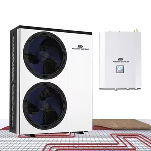 Power World Thermal r32 split Válvula de 4 vías bomba de calor calentadores de agua split 16 kW AC bomba de calor refrigerada por aire une