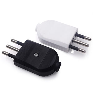 Enchufe recableable de Italia de alta calidad 10A 250V Enchufe eléctrico chileno de Italia de tres pines redondos - Product Image 3