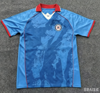 Camiseta de Fútbol Casual para Hombre Haiti 2026WC, Cuello Alto, Malla Transpirable de Alta Calidad, Estampada, Manga Corta, 100% Poliéster, Corte Regular