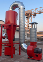 Pemisah siklon separador de solidos y, pemisah bersepeda gas
