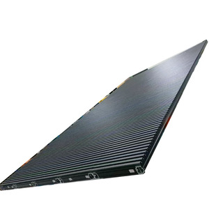 Portes <span class=keywords><strong>de</strong></span> <span class=keywords><strong>garage</strong></span> sectionnelles en aluminium gris personnalisées <span class=keywords><strong>avec</strong></span> <span class=keywords><strong>porte</strong></span> piétonne intégrée - Product Image 6