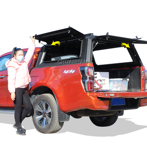 <span class=keywords><strong>MITSUBISHI</strong></span> l200 BT-50 için sürgülü pencereler dmax gölgelik ile pickup gölgelik alüminyum arka hardTop gölgelik - Product Image 5