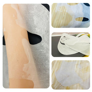 Vliesstoff-Rohmaterial Trockene Gesichtsmaskenfolie 100% Importiertes Tencel 50Gsm Gesichtsmaskenpapier - Product Image 5