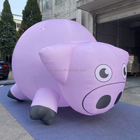 Jenor-Mignon Gros Animaux Gonflables Mouton/Cochon/Vache/Âne pour Événement à Thème