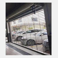 Volets roulants transparents pour devanture de magasin à Guangzhou, électriques et manuels