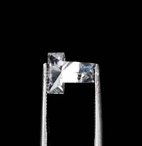 Bague de fiançailles en diamant cultivé en laboratoire de 1,25 carat, 7,6 x 6,4 mm, taille unique en forme de T, diamant CVD certifié IGI - Product Image 2