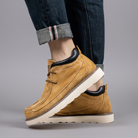 Bottes Militaires de Haute Qualité pour Hommes, Design Tendance, en Cuir de Vachette Véritable, Grande Taille 49, Personnalisables, Pas Cher