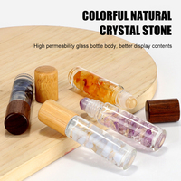 Flacon roll-on en verre de 10 ml pour huiles essentielles, ensemble de voyage, flacon cosmétique