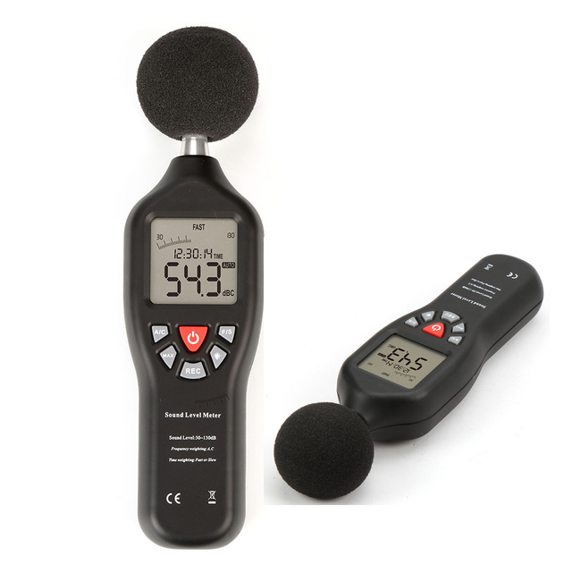 Handheld LCD Digital Sound Level Meter Datalogger USB Decibel Meter TL-200 Plastic Noise Detector