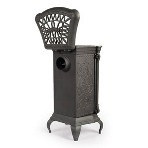 Poêle à <span class=keywords><strong>bois</strong></span> en fonte de 5 kW, compatible <span class=keywords><strong>cuisson</strong></span>. Poêles Eco Design. - Product Image 3