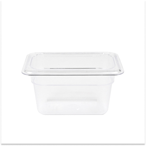 GN Container 1/9 150MM Clear Without Lid Wide Temperature Range Plastic Container <b>Freezer</b> To Fridge - Product Image 1