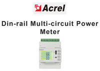 Compteur d'énergie numérique triphasé multicanal Acrel DTSD1352-4S certifié CE, communication RS485, 600A max, photovoltaïque