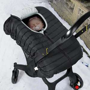 Housse de siège auto bébé hiver isolée contre le froid – Garde les bébés au chaud et confortables – Capote de transport pour garçons et filles - Product Image 5