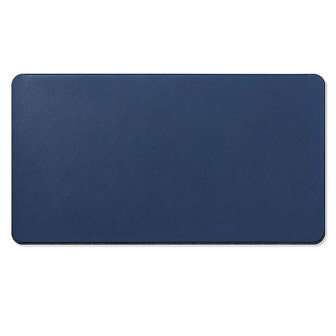 Factory Custom Large Genuine Leather Desk Mat Leather Table Pad Laptop Desk Mat