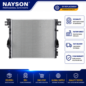 หม้อน้ำอลูมิเนียมคุณภาพสูงใหม่ รุ่น 68143886AA สำหรับรถจี๊ปแรงเลอร์ 3.6 3.8 Jk ปี 2012-2018 - Product Image 1