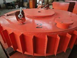 Rcdb 22 đĩa quặng mặc quần áo Thiết bị hiển thị quang học mang hỗ trợ động cơ điều khiển từ separator 380V 700-1200gs từ tính - Product Image 3