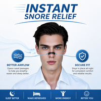 Bandes nasales anti-ronflement pour une meilleure respiration - Patch nasal adhésif de qualité médicale pour soulager le ronflement et améliorer la qualité du sommeil