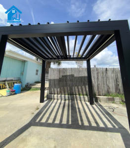 Bioclimatic 5x3 kits de <span class=keywords><strong>pergola</strong></span> extérieur persienne <span class=keywords><strong>toit</strong></span> jardin <span class=keywords><strong>Pergola</strong></span> cadre <span class=keywords><strong>en</strong></span> alliage d'aluminium arc <span class=keywords><strong>en</strong></span> bois métal <span class=keywords><strong>verre</strong></span> matériel Gazebo - Product Image 1