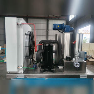 Mesin pembuat es serpihan air garam Harga China 5 10 Ton mesin pembuat serpihan es laut industri untuk ikan - Product Image 3