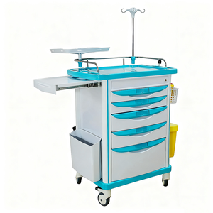 Xe đẩy cấp cứ<span class=keywords><strong>u</strong></span> đ<span class=keywords><strong>a</strong></span> năng, cao cấp, tùy chỉnh theo nhà sản xuất, chất liệ<span class=keywords><strong>u</strong></span> ABS dùng trong bệnh viện - Product Image 3