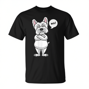 T-shirt promotionnel pour les amoureux des chiens West Highland Terrier - Product Image 2