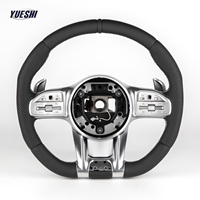 Volant en cuir noir complet Mercedes-Benz pour W204/W212/W221/X253/W166/X166/W463, amélioration, livraison directe d'usine
