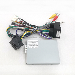 <span class=keywords><strong>Cable</strong></span> Adaptador de Arnés de Cableado de Alimentación de 16 Pines para Automóvil, Canbus BENZ <span class=keywords><strong>Clase</strong></span> GLK/E/<span class=keywords><strong>C</strong></span>/ML/GLA 2013, Instalación de Estéreo Android Posventa, Negro, 21 cm - Product Image 1