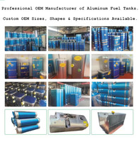 Réservoir de carburant diesel en alliage d'aluminium sur mesure disponible 200L 300L 400L 500L 600L pour camions lourds – Vente en gros